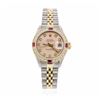 Image 1 : Rolex Two-Tone Diamond and Ruby  DateJust Ladies Watch