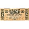 Image 1 : $20 New Orleans Louisiana Canal Banking Company Large Note