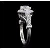Image 4 : 14KT White Gold 1.60ctw Diamond Ring