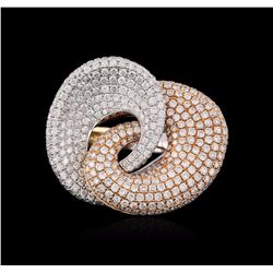 18KT Two-Tone Gold 2.24ctw Diamond Ring