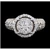 Image 1 : 14KT White Gold 2.62ctw Diamond Ring