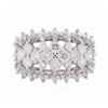 Image 1 : 14KT White Gold 2.22ctw Diamond Ring