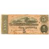 Image 1 : $5 1864 Richmond Virginia Confederate States of America Bank Note