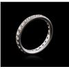 Image 2 : 14KT White Gold 0.94ctw Diamond Ring