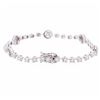 Image 2 : 14KT White Gold 2.23ctw Diamond Bracelet