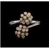 Image 1 : 0.24ctw Diamond Ring - 14KT Two-Tone Gold