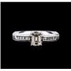 Image 1 : 0.75ctw Diamond Ring - Platinum