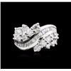 Image 1 : 14KT White Gold 1.78ctw Diamond Ring