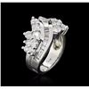 Image 3 : 14KT White Gold 1.78ctw Diamond Ring