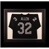 Image 1 : Marcus Allen Framed Autographed Jersey