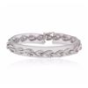 Image 1 : 14KT White Gold 1.63ctw Diamond Bracelet