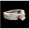Image 2 : 14KT White Gold 1.63ctw Diamond Ring
