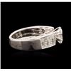 Image 3 : 14KT White Gold 1.63ctw Diamond Ring