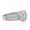 Image 2 : 14KT White Gold 1.32ctw Diamond Ring