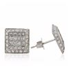 Image 2 : 14KT White Gold 2.19ctw Diamond Earrings
