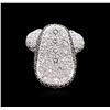Image 1 : 3.25ctw Diamond Ring - 18KT White Gold