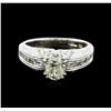 Image 1 : 18KT White Gold 1.27ctw Diamond Ring