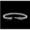 Image 3 : 18KT White Gold 15.45ctw Diamond Tennis Bracelet