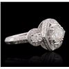 Image 2 : 18KT White Gold 1.64ctw Diamond Ring
