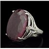 Image 2 : SILVER 29.21ct Corundum and Topaz Ring