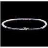 Image 2 : 14KT White Gold 2.53ctw Blue Diamond Bracelet