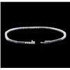 Image 3 : 14KT White Gold 2.53ctw Blue Diamond Bracelet