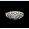 Image 1 : 1.00ctw Diamond Ring - 14KT White Gold