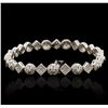 Image 3 : 14KT White Gold 2.00ctw Diamond Bracelet
