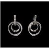 Image 1 : 1.46ctw Diamond Earrings - 14KT White Gold