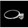 Image 2 : 1.00ct Solitaire Diamond Ring - 14KT White Gold