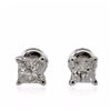 Image 1 : 14KT White Gold 1.15ctw Diamond Solitaire Earrings