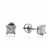 Image 2 : 14KT White Gold 1.15ctw Diamond Solitaire Earrings