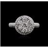 Image 1 : 14KT White Gold 1.35ctw Diamond Ring