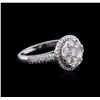 Image 2 : 14KT White Gold 1.35ctw Diamond Ring
