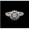Image 1 : 1.04ctw Diamond Ring - 14KT White Gold