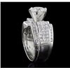 Image 3 : 18KT White Gold 4.35ctw Diamond Ring