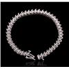 Image 3 : 14KT White Gold 1.00ctw Diamond Bracelet