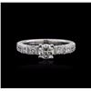 Image 1 : 18KT White Gold 1.21ctw Diamond Ring