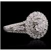 Image 2 : 18KT White Gold 2.41ctw Diamond Ring