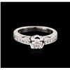Image 1 : 14KT White Gold 0.93ctw Diamond Ring