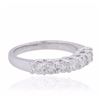 Image 2 : 14KT White Gold 0.69ctw Diamond Ring