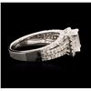 Image 3 : 14KT White Gold 1.68ctw Diamond Ring