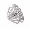 Image 2 : 14KT White Gold 1.62ctw Diamond Ring