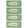 Image 2 : 1935 $1 Silver Certificate Lot of 4 Assorted Bills