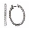 Image 2 : 14KT White Gold 2.23ctw Diamond Earrings