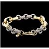 Image 2 : 14KT Two-Tone Gold Bracelet