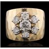 Image 1 : 14KT Yellow Gold 1.55ctw Diamond Ring