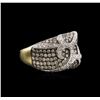 Image 2 : 1.90ctw Fancy Brown Diamond Ring - 14KT Yellow Gold
