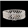 Image 2 : 14KT White Gold 8.40ctw Diamond Bracelet