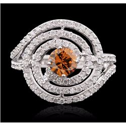 14KT White Gold GIA Certified 1.32ctw Diamond Ring